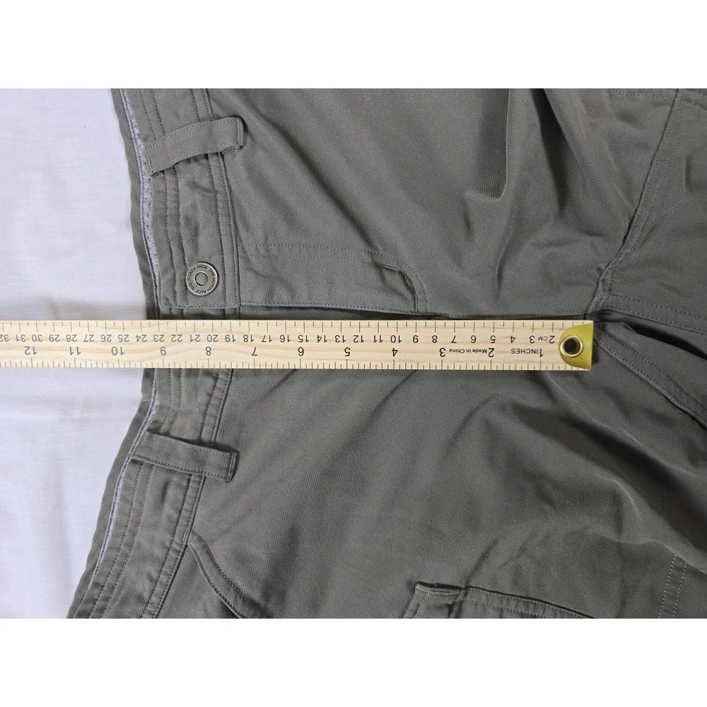 North Face Shorts Mens Large Green Outdoor Hiking Quick Dry Pockets Performance‎